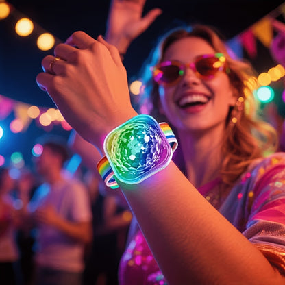 Prijenosno LED disko svjetlo za zapešće