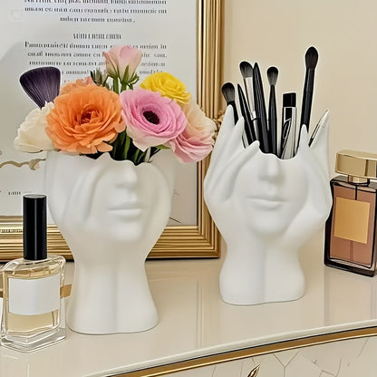Kreativer Gesichts-Pinselhalter für Kosmetik und Stifte