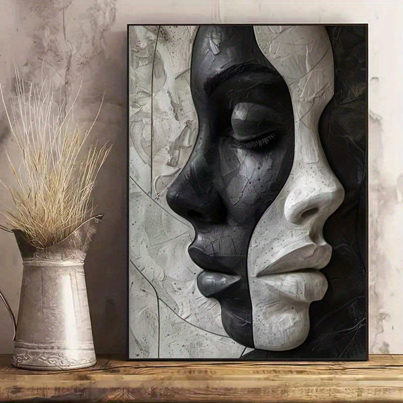 Apstraktni ženski 3D portret – DIY set za platno za ljubitelje umjetnosti