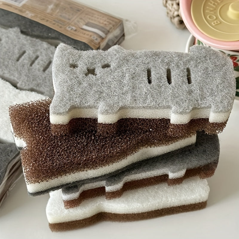 Conjunto de esponjas Purrfect Clean para gatos – Sustentável, fofa e super funcional