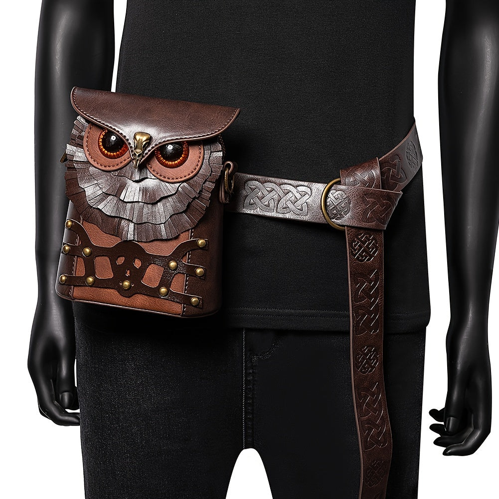 Steampunk mini torbica s motivom sove – Stilski i funkcionalno