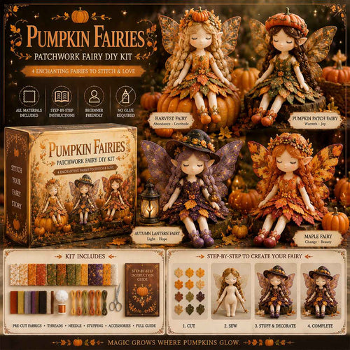 Kit de costura DIY creativo para diseñar figuras de hadas hechas a mano
