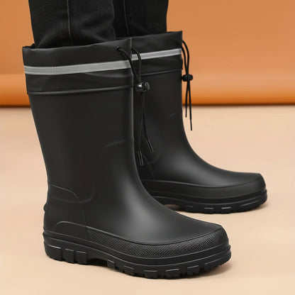 Gefütterte Winterstiefel mit Profilsohle
