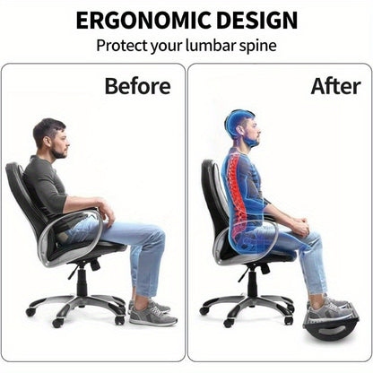 Ergonomische Fußstütze mit Massagerollen