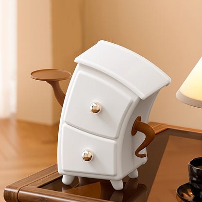 Cómoda de mesa criativa com duas gavetas