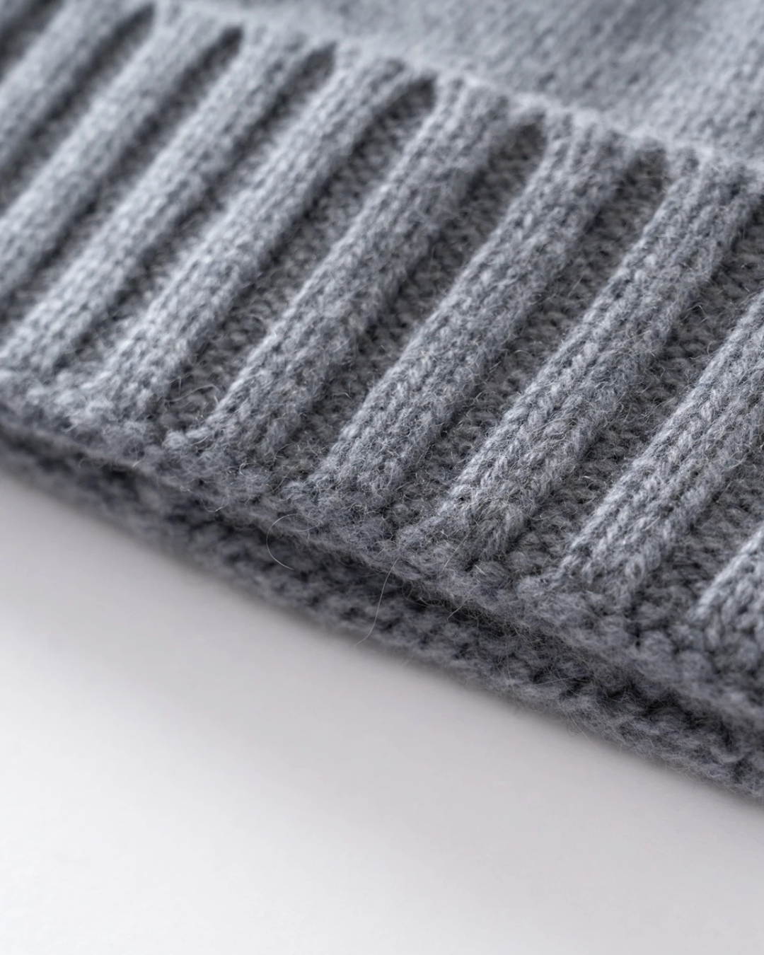 Gorro clásico de punto de cachemira