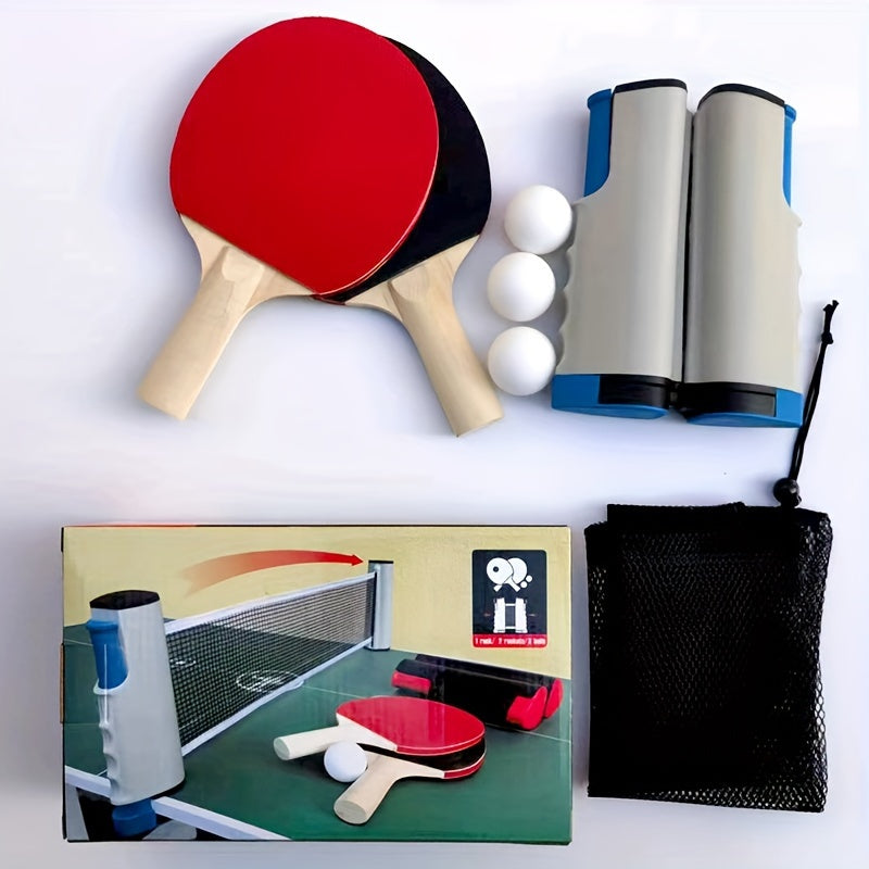 Prijenosni set za stolni tenis – Idealno za unutra i vani