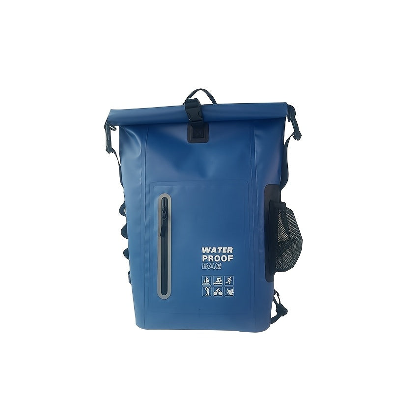 Vodootporni 25L rolltop ruksak s više pretinaca, čvrstim kopčama i mrežastim bočnim džepom