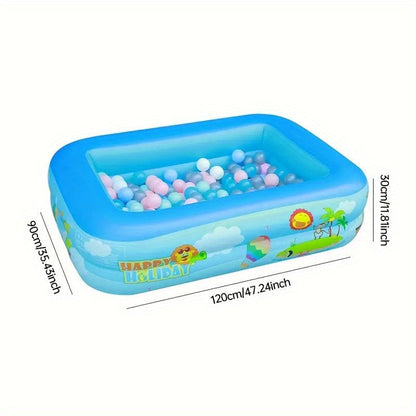 Okeanski splash napuhavajući dječji bazen – debeli PVC za zabavu u vrtu
