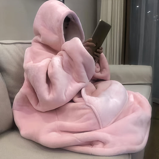 Manta con capucha Luna Sherpa: ultrasuave y cómoda para los días más fríos.