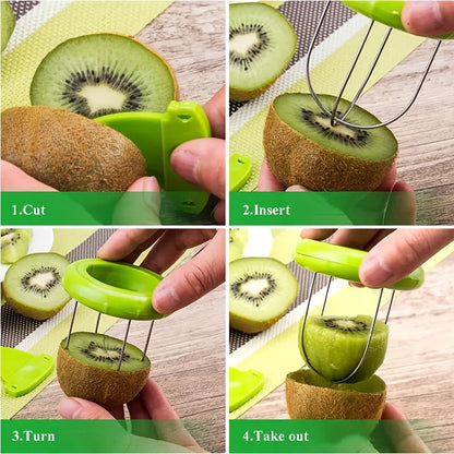 Rebanador de kiwi Slimme: para cortar fruta de forma fácil y rápida