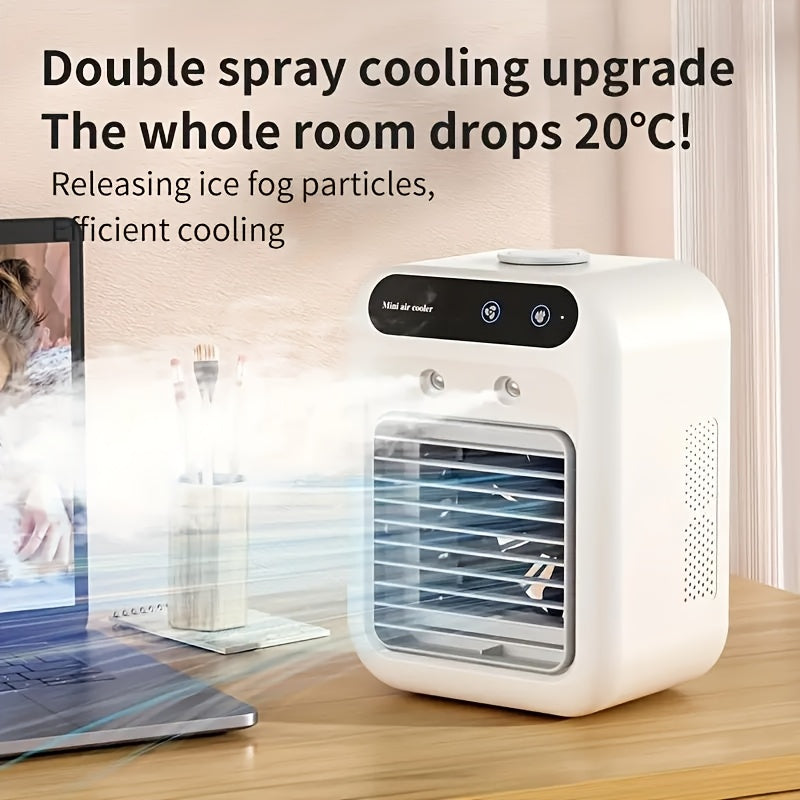 Prijenosni mini klima uređaj – sve-u-jednom ovlaživač zraka i ventilator