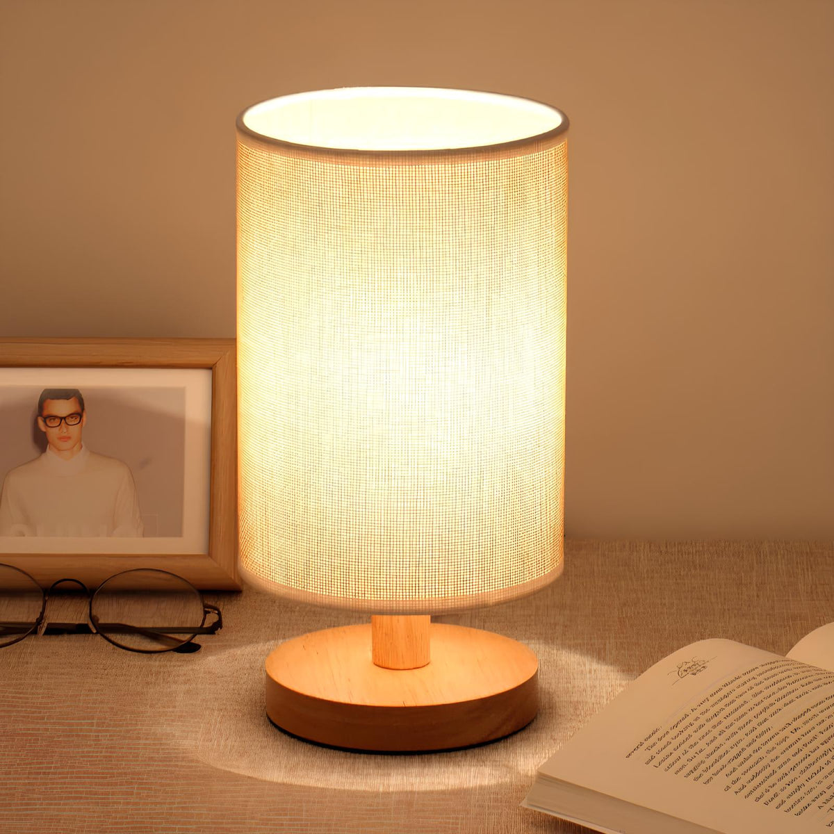 Dimmable LED-Tischlampe mit Touchsteuerung und drei Lichtfarben