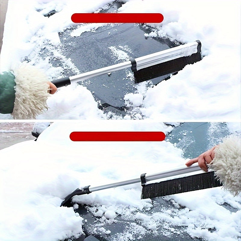 Ausziehbarer Auto Schneebesen mit Eiskratzer