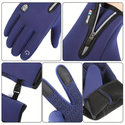 Beheizbare Touchscreen-Handschuhe mit USB-Anschluss für Winteraktivitäten