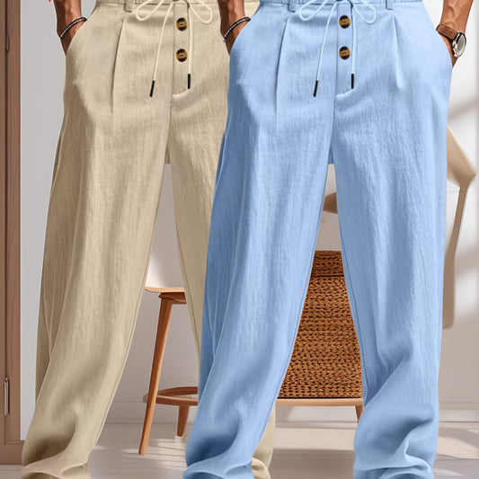 Conjunto de pantalón de lujo relajado: comodidad y estilo sin concesiones.