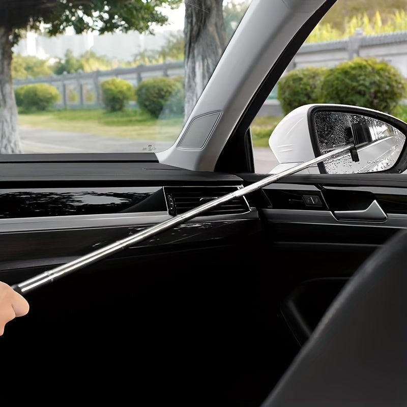 Limpador retrátil de espelhos laterais para automóvel