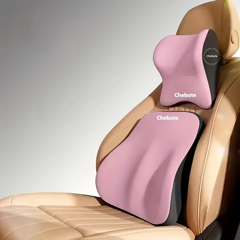 Ergonomski set jastuka za autosjedalo – Memory foam potpora za donji dio leđa i vrat