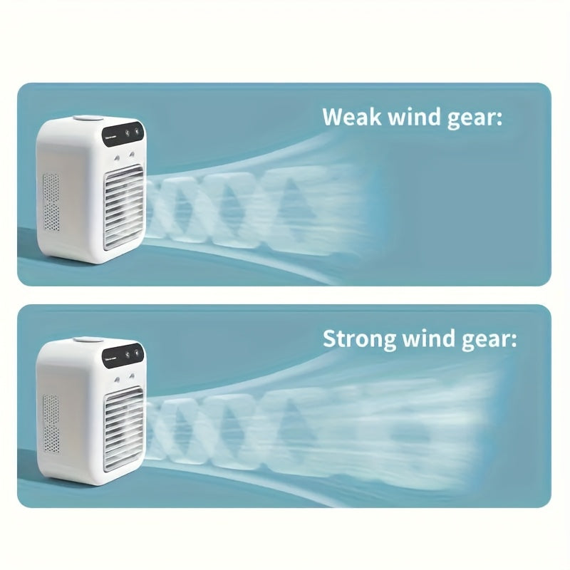 Prijenosni mini klima uređaj – sve-u-jednom ovlaživač zraka i ventilator