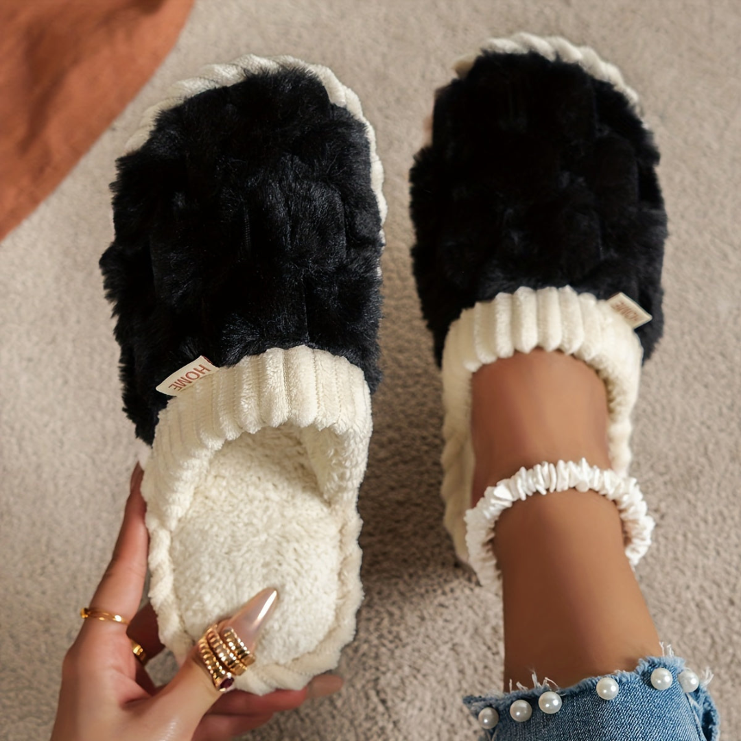 Zapatillas de invierno para mujer con forro suave