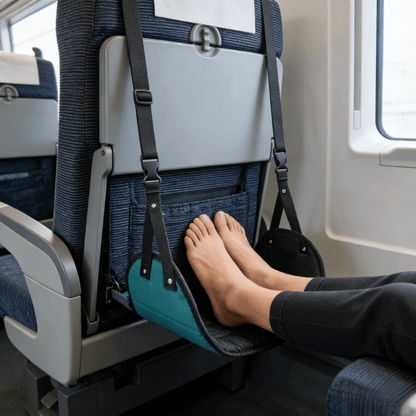Rede para os pés ajustável para viagens