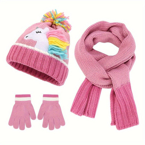 Unicorn zimski set za malu djecu - Za tople i razigrane zimske dane