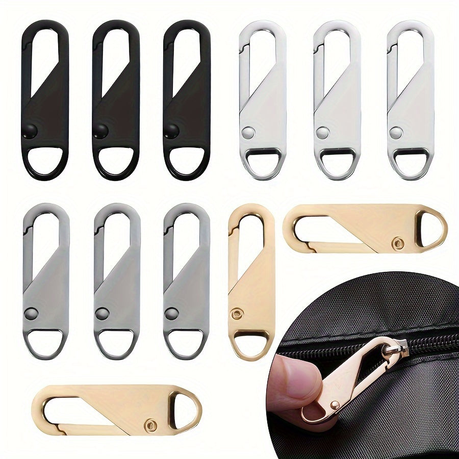 Cabezales de cremallera universales MultiFit: práctico juego de 4 piezas de repuesto