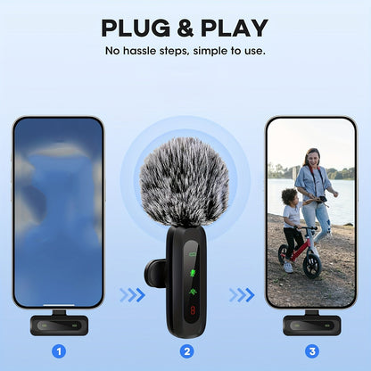 Micrófono de solapa inalámbrico SoundClip: para teléfonos inteligentes y tabletas