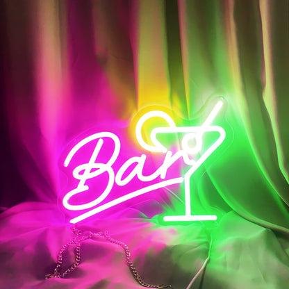Prigušivi LED neonski bar znak – USB napajanje s prigušivačem