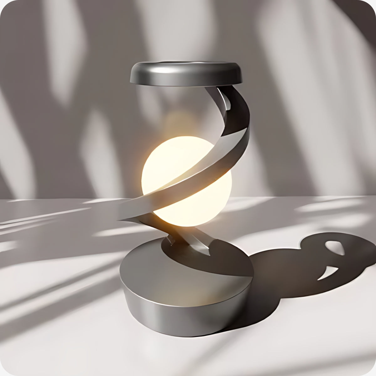 LumaSpiral atmosfera lampa – Moderan dizajn s toplim sjajem