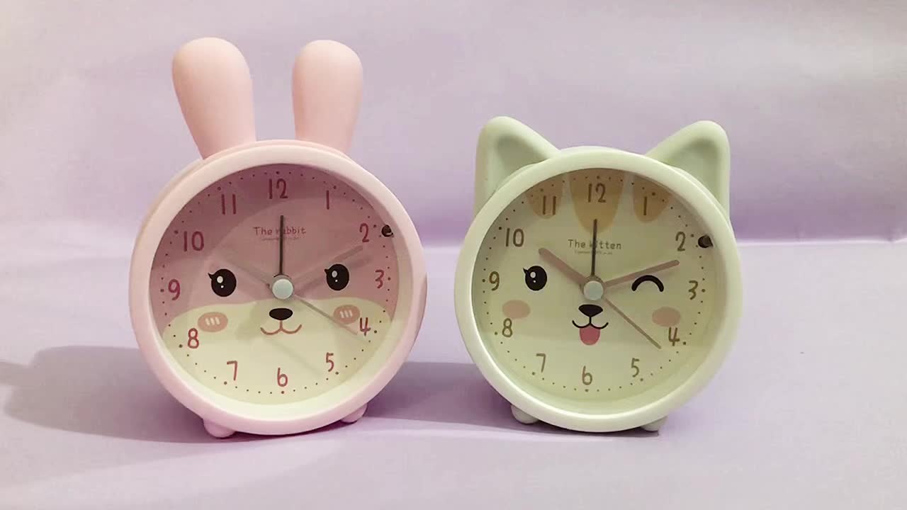 Reloj despertador silencioso SleepyBunny: para una mañana tranquila y encantadora
