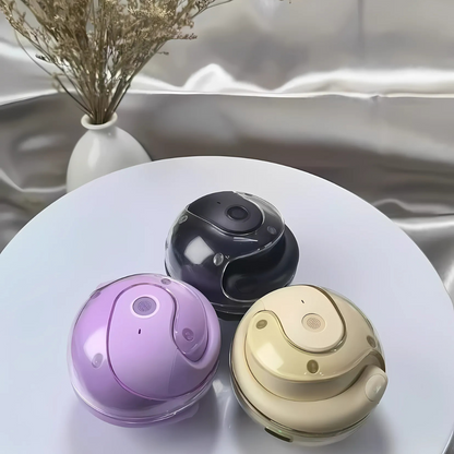 Auscultadores Bluetooth com tradução de idiomas em tempo real e estojo de carregamento