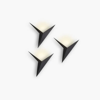 Lámpara de pared LED geométrica con forma de pájaro