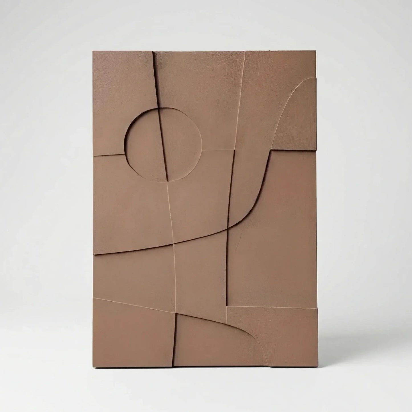 Decoración de pared abstracta con efecto geométrico 3D