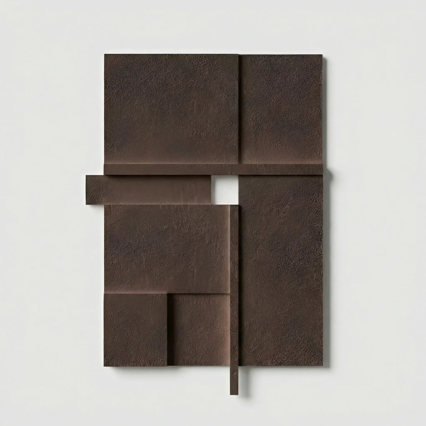 Decoración de pared abstracta con efecto geométrico 3D