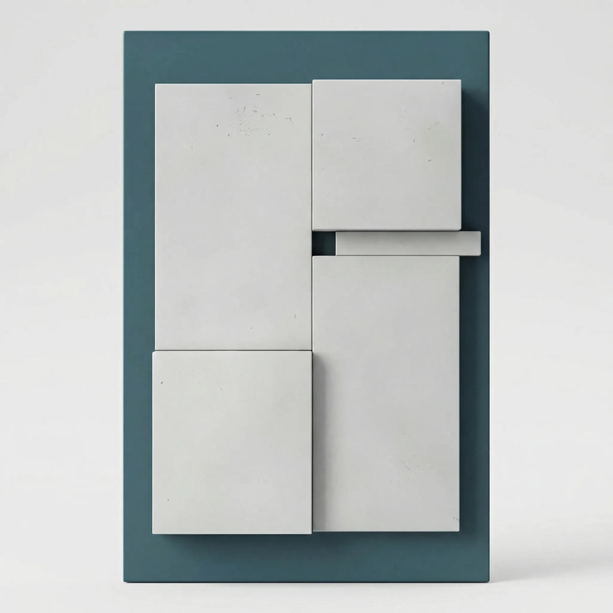 Decoración de pared abstracta con efecto geométrico 3D