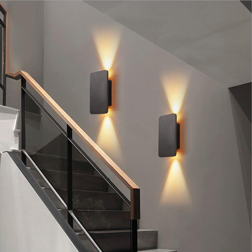 Candeeiro de parede LED retangular
