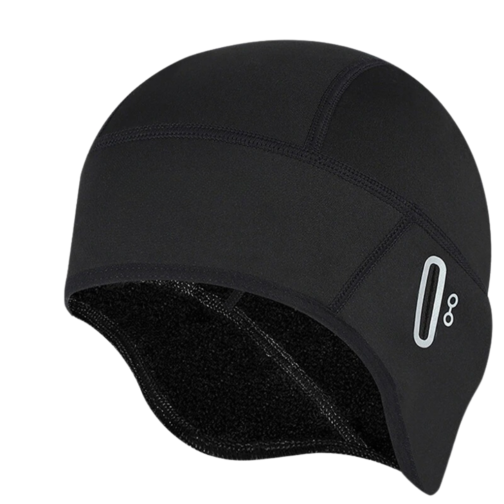Gorro deportivo de invierno con protección para las orejas y abertura para gafas