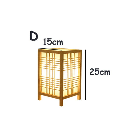 Japanska stolna lampa od bambusa – Zen stil ambijentalnog osvjetljenja