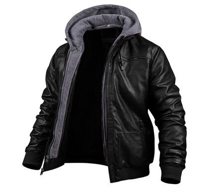 Rugged Voyager Lederjacke - Robus und Bequem