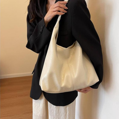 Halbmond-Schultertasche im Vintage-Stil