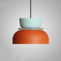 Groß cyan & orange