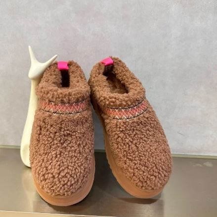 Damen Winter-Slipper mit weichem Teddy-Obermaterial