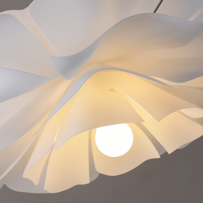 Lámpara colgante LED floral