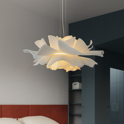 Lámpara colgante LED floral