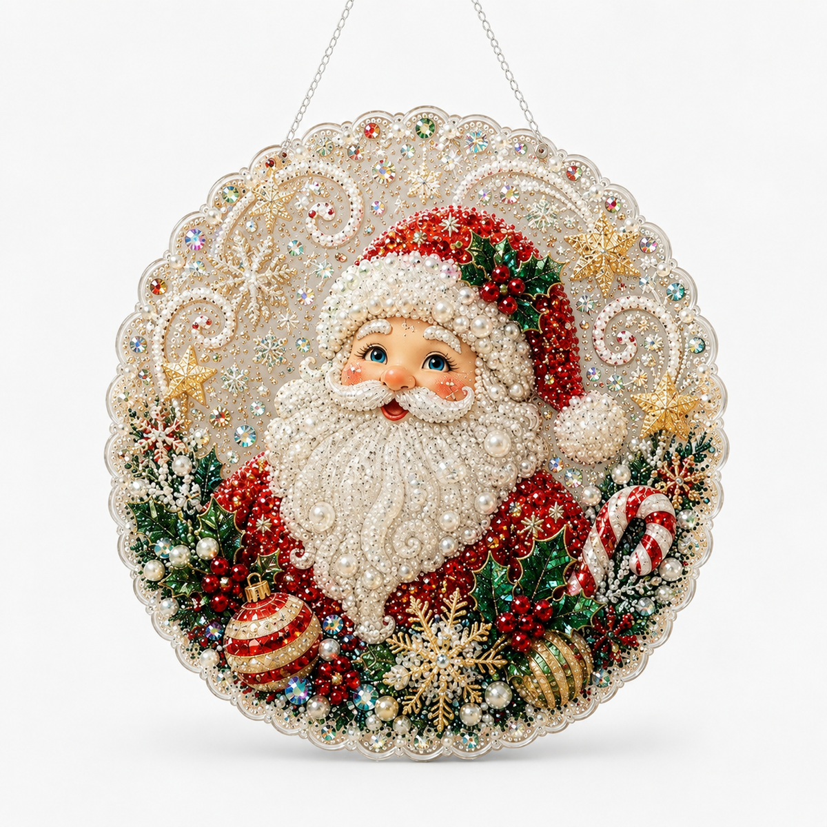Twinbelle – Doppelseitiges Diamantkunst-Weihnachtsornament-Kit