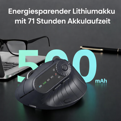 Ratón vertical ergonómico inalámbrico Bluetooth de 57°