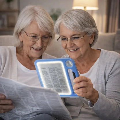 Lupa de lectura recargable con iluminación LED
