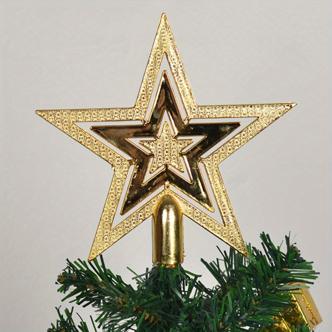 Estrela decorativa para o topo da árvore de Natal