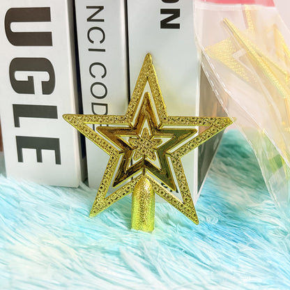 Estrela decorativa para o topo da árvore de Natal